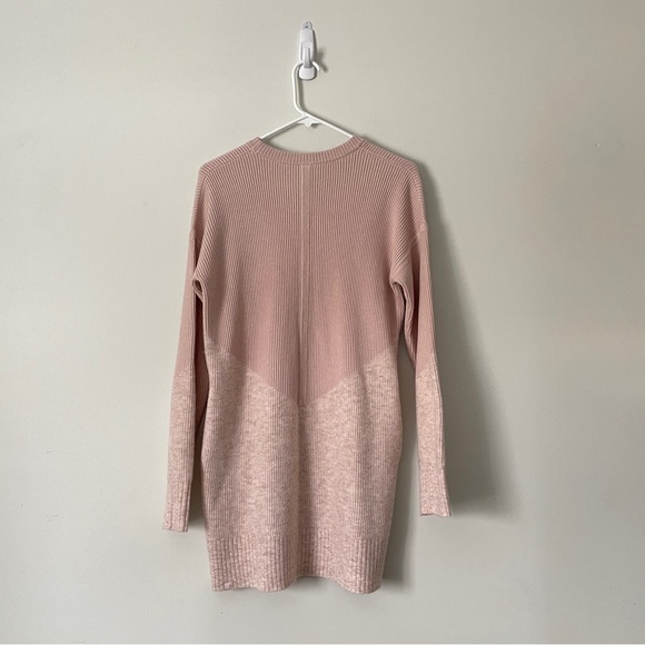 LULULEMON Restful Intention Mini Sweater Dress Pink Cashlu Cashmere Blend Tunic - Picture 6 of 11